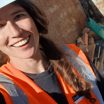 Cook Brothers Construction - Waste Case Study - Kristy Sorting A Skip Bin - 01