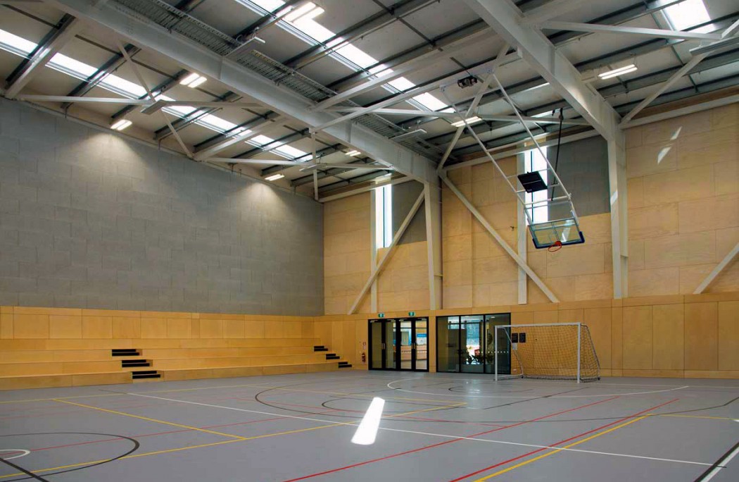 Cook Brothers Construction Wanaka Sports Facility new build hall spectator seating