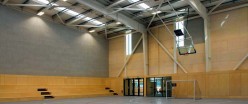 Cook Brothers Construction Wanaka Sports Facility new build hall spectator seating